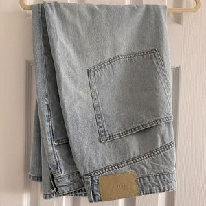 Bnwt knee length denim skirt H&M size xl